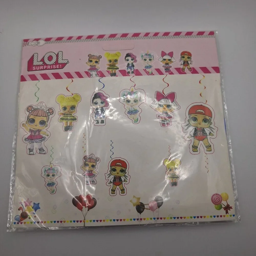 Party Supplies Pack Balloons Whistles Cutouts‎ Decorations Streamers